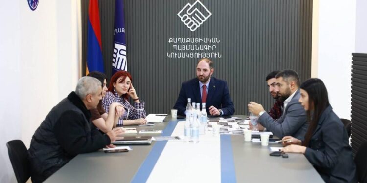 Տեղի է ունեցել «Քաղաքացիական պայմանագիր» կուսակցության Վերահսկող հանձնաժողովի նիստ