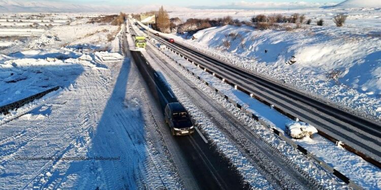 ՀՀ ավտոճանապարհների վիճակը՝ փետրվարի 4-ի դրությամբ