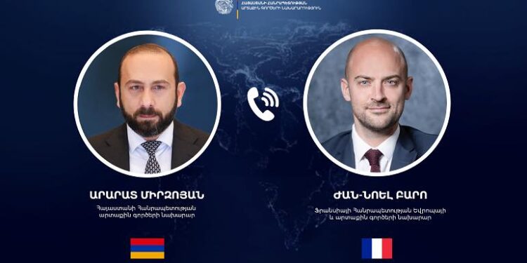 Լարված տարածաշրջան․ Միրզոյանը խոսել է ֆրանսիացի գործընկերոջ հետ