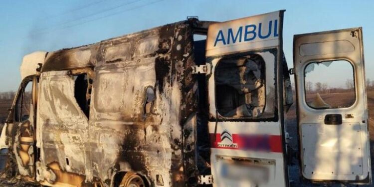 Ռուսաստանը Խարկովում հարվածել է շտապօգնության մեքենային. զոհվել է երկու բուժաշխատող