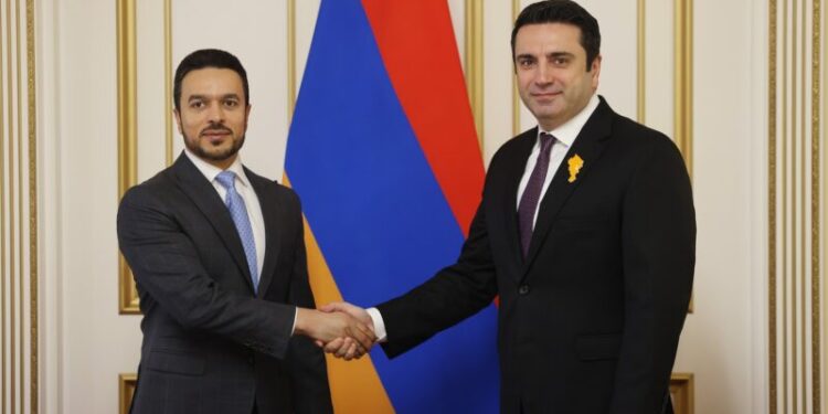 Ալեն Սիմոնյանը ընդունել է Կատարի նորանշանակ դեսպանին