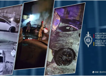 Մեծամորում այրված մեքենայի գործով ձերբակալվել է 17-ամյա պատանի