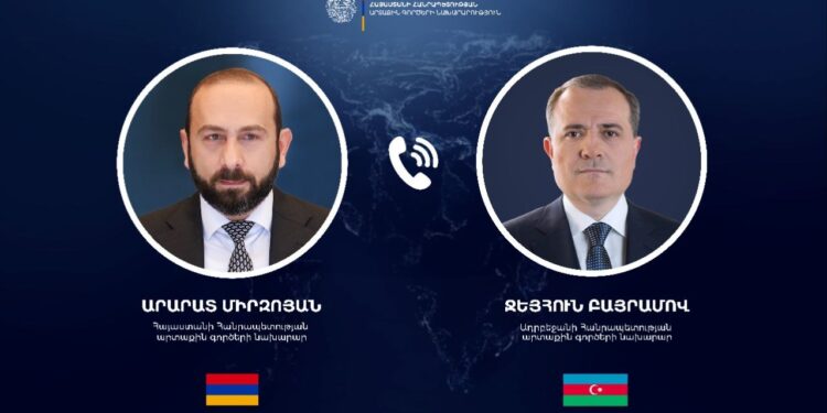 ՀՀ և Ադրբեջանի ԱԳ նախարարները հեռախոսազրույց են ունեցել