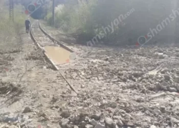 Լոռու մարզում ջրատարի վնասման հետևանքով երկաթգիծը դարձել է անանցանելի