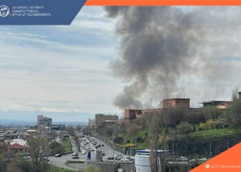 Հրդեհի ահազանգ Երևան քաղաքի Իսակովի պողոտայում