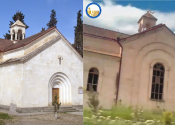 Արձանագրվել է Մարտունիի Սուրբ Ներսես Մեծ եկեղեցու գմբեթի խաչի կոտրման փաստը