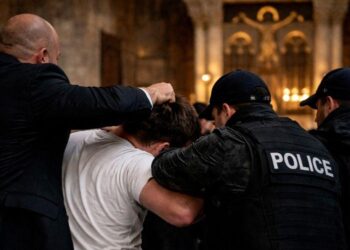 Հարվածում է Փաշինյանի թիկնապահը, կալանավորում են 18-ամյա դպրոցականին