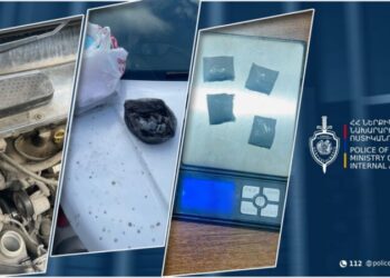 Ձերբակալվել է թմրանյութ իրացնող․ մեքենայի խուզարկությամբ հայտնաբերվել է մարիխուանայի 21 փաթեթ