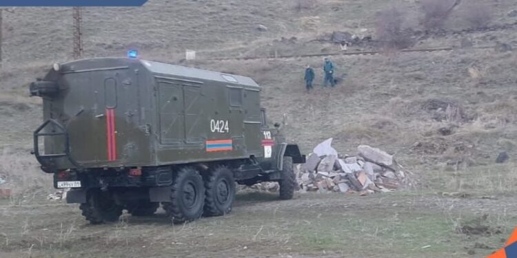 Քարաթափում է տեղի ունեցել Սպիտակ–Գյումրի ճանապարհին՝ երկաթգծի հատվածում