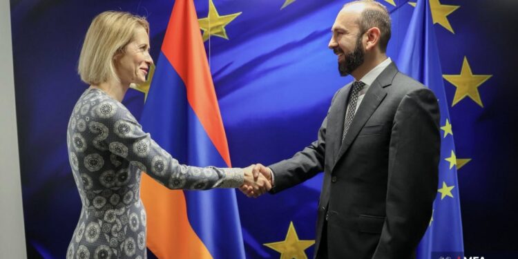 Արարատ Միրզոյան-Կայա Կալաս հանդիպում․ քննարկվել են ՀՀ-ԵՄ ռազմավարական օրակարգի հարցեր