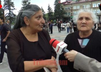 Երեխուս տարավ թրի բերան, զոհվածի ծնող եմ, չեն թողե Նիկոլին մոտենամ. գյումրեցի