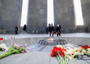 Լիտվայի ԱԳ նախարարն այցելել է Հայոց ցեղասպանության հուշահամալիր