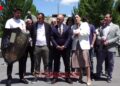 Քաղաքապետարանի մեքենան կոտրել է Կասկադ համալիրի սալիկները