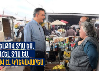 Խելքով տղա ես, ջահել տղա ես, լավ էլ կղեկավարես․ քաղաքացին՝ Արման Թաթոյանին ընտրելու մասին