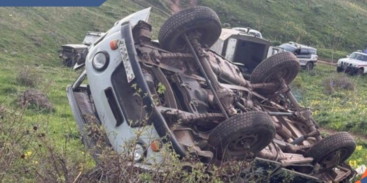 «UAZ» մակնիշի ավտոմեքենան շրջվել է. կա զոհ