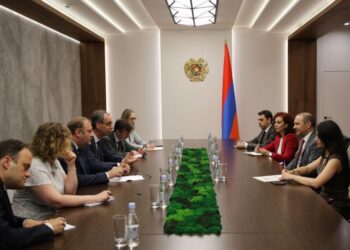 ՀՀ ԱԽ քարտուղարն ընդունել է Հայաստանում ԵՄ նոր գործընկերության առաքելության պատվիրակությանը