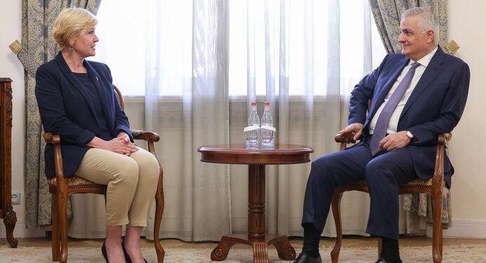 Փոխվարչապետ Մհեր Գրիգորյանն ընդունել է Էստոնիայի դեսպանին