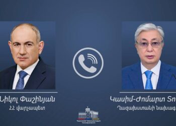 Նիկոլ Փաշինյանը հեռախոսազրույց է ունեցել Ղազախստանի նախագահ Կասիմ-Ժոմարտ Տոկաևի հետ