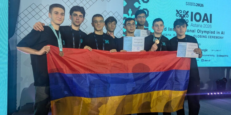 Հայ դպրոցականները Արհեստական բանականության միջազգային օլիմպիադայում երկու բրոնզե մեդալ են նվաճել