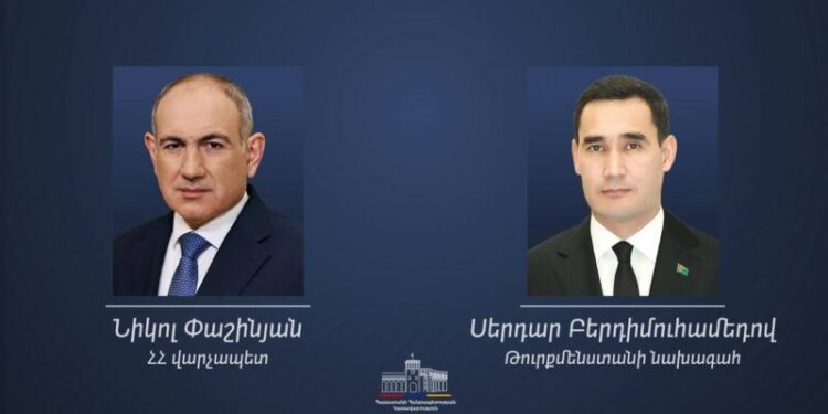 Թուրքմենստանի նախագահը շնորհավորել է Նիկոլ Փաշինյանին վերընտրվելու կապակցությամբ