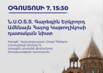 «Ուժեղ Հայաստան»-ը հայտնել է Կաթողիկոսի դատական նիստի օրվա մասին