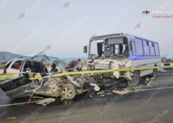 Պարզվել է «ՊԱԶ» ավտոբուսի և «Opel Zafira»-ի բախման հետևանքով մահացածների և վիրավորների ինքնությունը