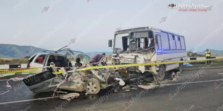 Պարզվել է «ՊԱԶ» ավտոբուսի և «Opel Zafira»-ի բախման հետևանքով մահացածների և վիրավորների ինքնությունը