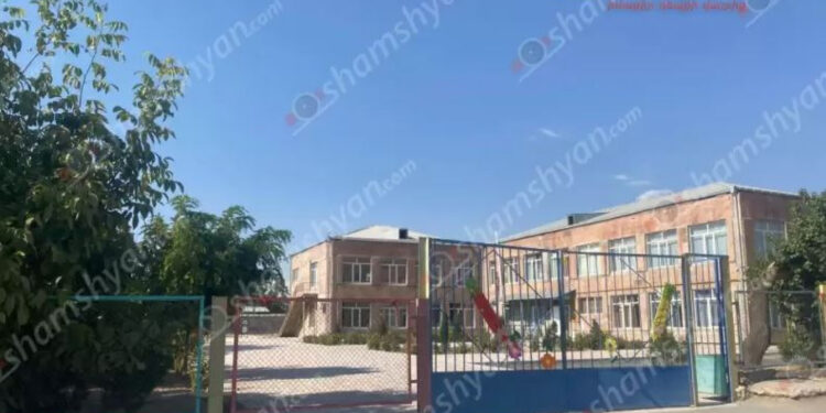 Քաղցրաշեն գյուղի մանկապարտեզում, աշխատակիցներին ու երեխաներին տարհանել են