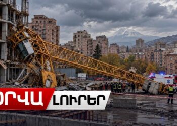 Ողբերգական դեպք՝ Երևանում. վերամբարձ կռունկ է շրջվել, կան զnհեր