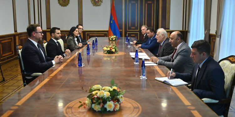 Վահագն Խաչատուրյանն ընդունել է Բելգիայի «Ռեֆորմիստական շարժում» կուսակցության նախագահ Ջորջ-Լուի Բուշեին