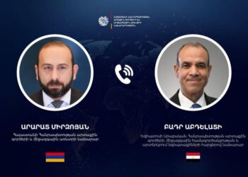 Եգիպտոսը աջակցում է Հայաստանի խաղաղության օրակարգին. Միրզոյանը զրուցել է Բադր Աբդելատիի հետ