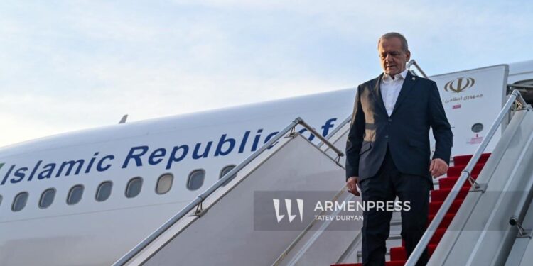 Իրանի նախագահը ժամանել է Հայաստան