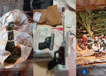105 փաթեթ կանեփանման զանգված և երկու ինքնաշեն ատրճանակ․ ինչ են հայտնաբերել Մեղրաձորում
