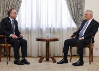 Մհեր Գրիգորյանը ԱԶԲ փոխնախագահի հետ քննարկել է «Խաղաղության խաչմերուկ» նախագիծը