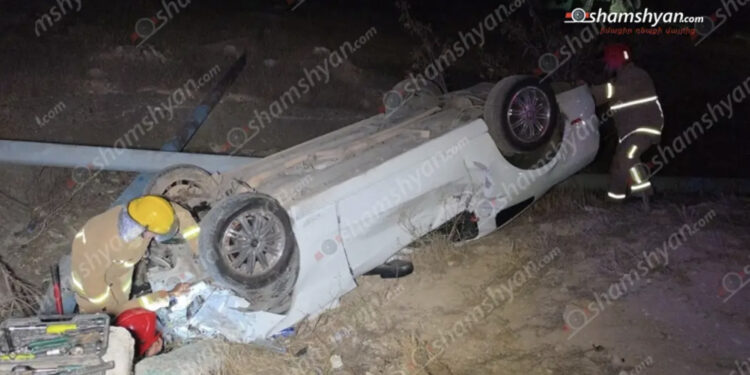 Ողբերգական ավտովթար Մեծամորում․ կա 1 զոհ, 4 վիրավոր